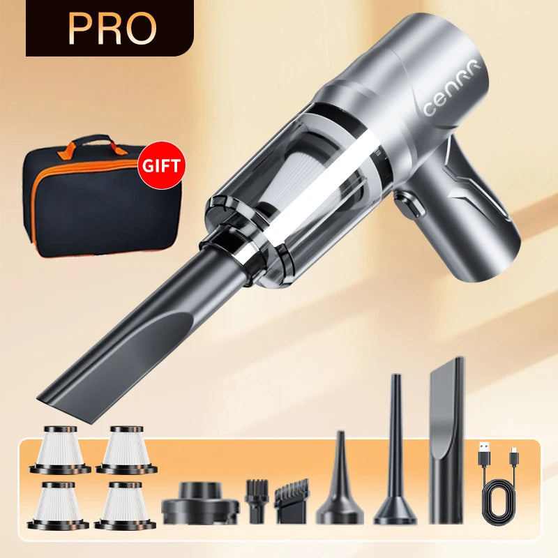 CENRR Car Vacuum Cleaner 895000PA Cordless Powerful Wireless Cleaner Cleaning Machine HandHeld Portable Vacuum Cleaner For Car