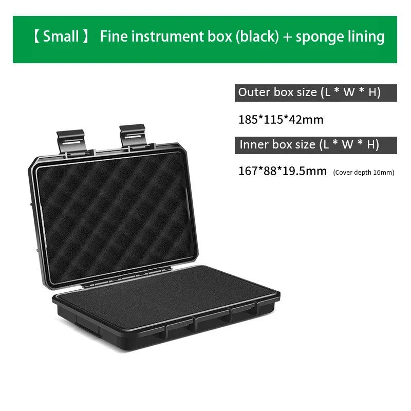 1PC Waterproof Storage Case Sealed Small Precision Instrument Parts Tool Storage Box Shockproof Safety Protect Equipment Box