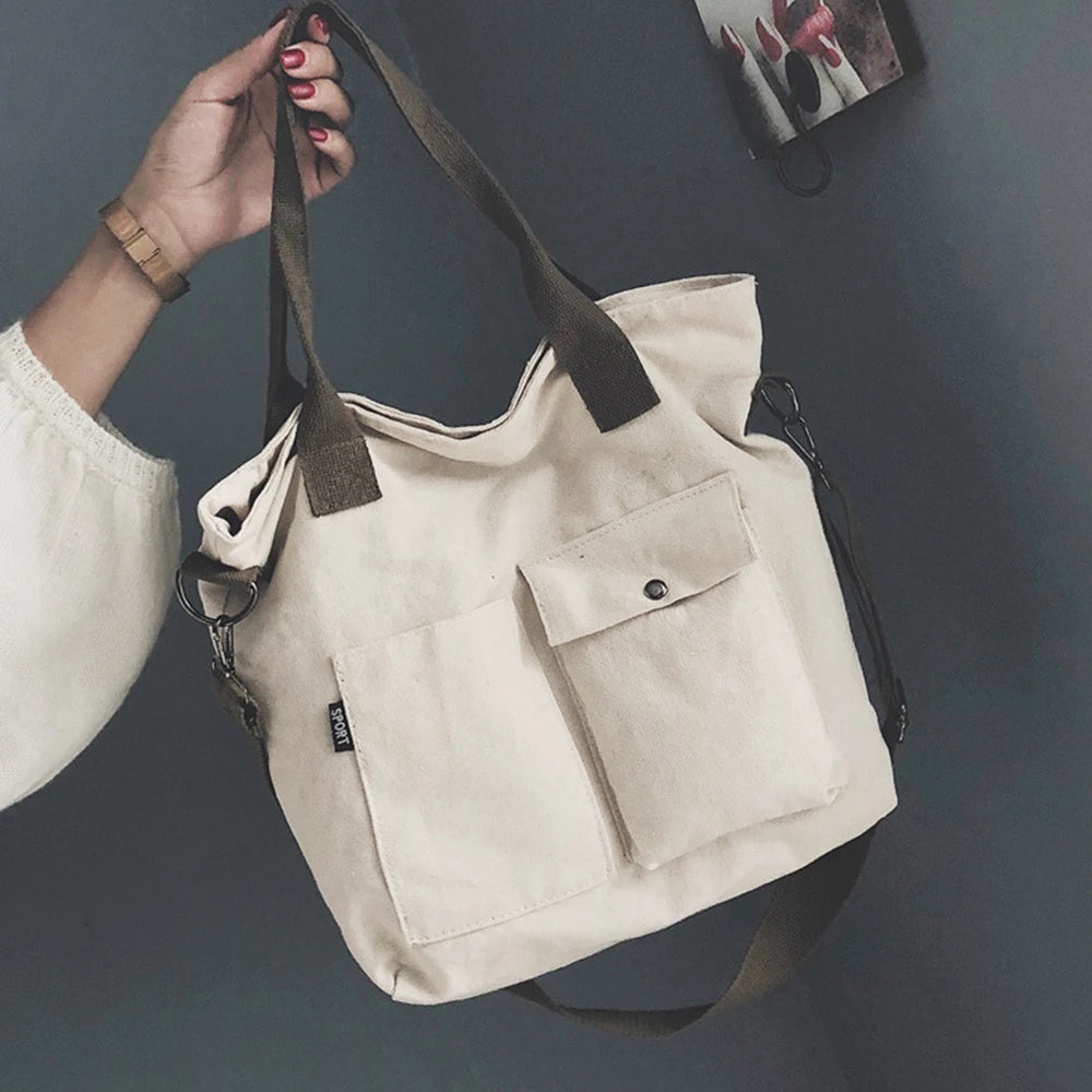Women's Large Travel Shopping Bag Purse Handbag Ladies Tote Shoulder leather Reusable Shopping Beach Bag