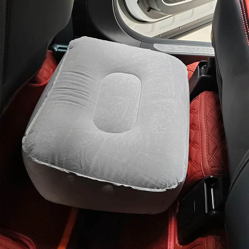 Car Inflatable Lumbar Support Air Matts Long Distant Travel High Speed  Airplane Foot Drag Suit Kids Sleeping Headrest Accessory