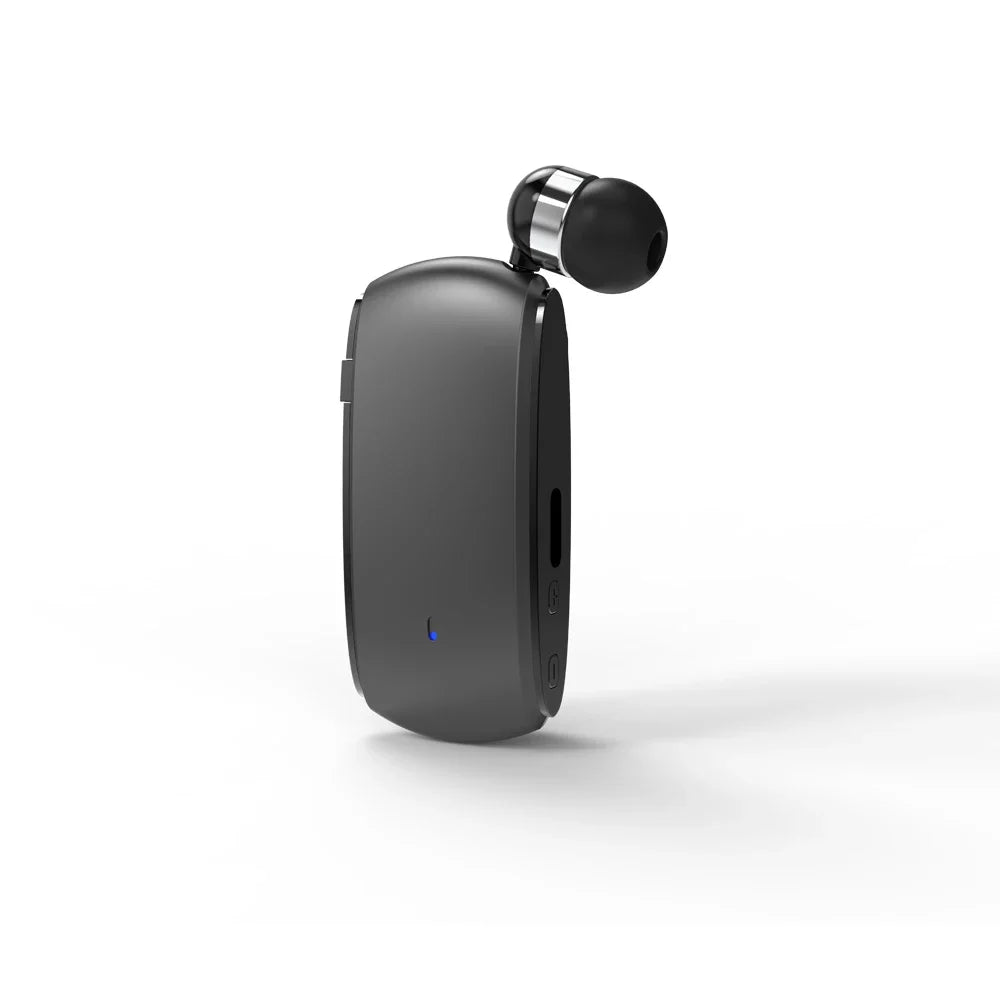 BT5.3 Mini Wireless Earphone In-Ear Headset Earbuds With Removable Wire Clip Hands Free Headphones With Wire Ears In Lotus