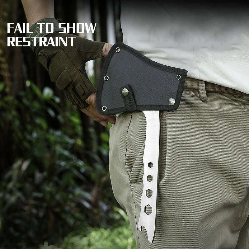 Outdoor Portable EDC Three Piece Camping Axe Multifunctional Camping Firefighting Tactical Emergency Tool