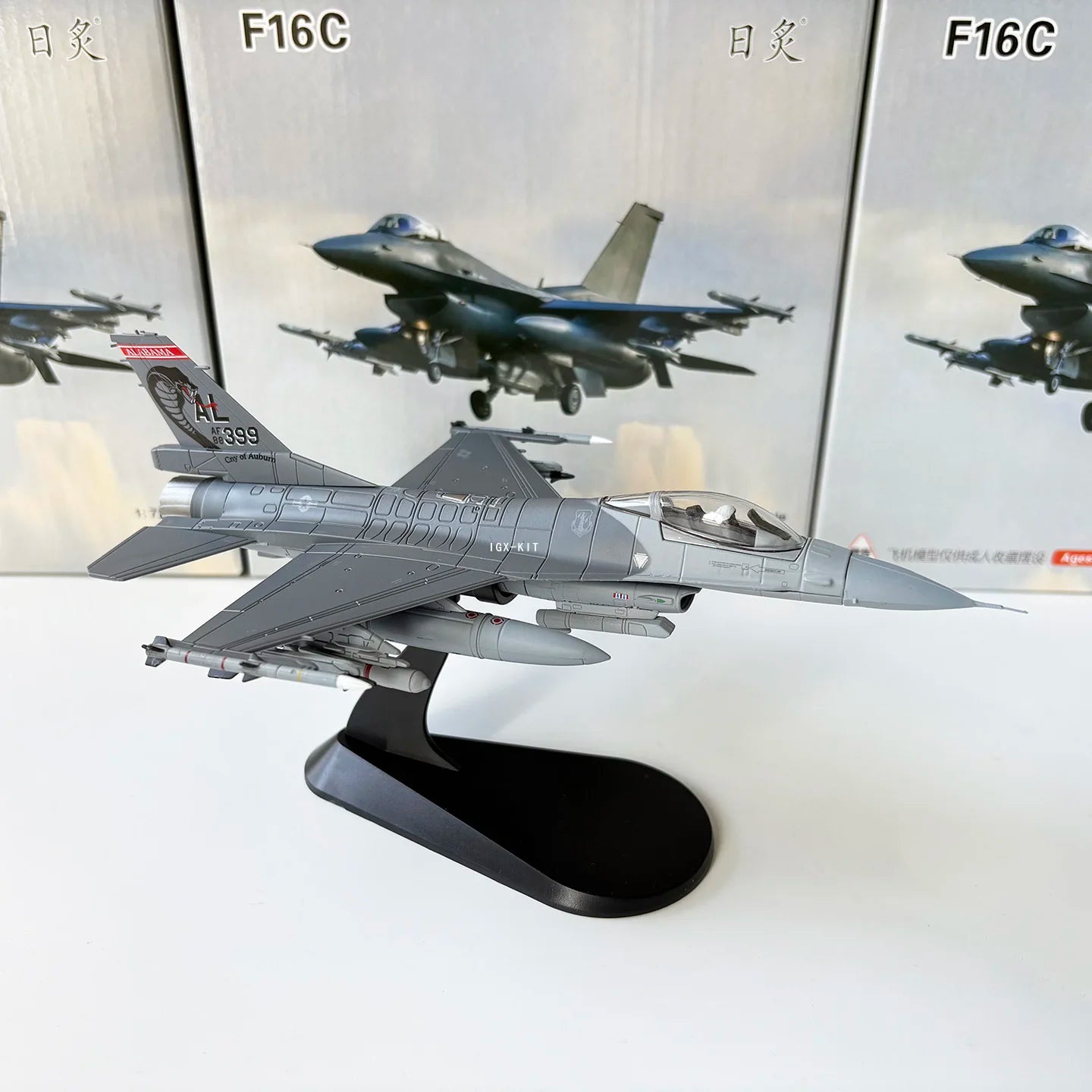 1/72 Scale U.S. F-16C Fighter Jet Rattlesnake Squadron F16 F16C Diecast Finished Military Plane Model Collection Ornament Gift