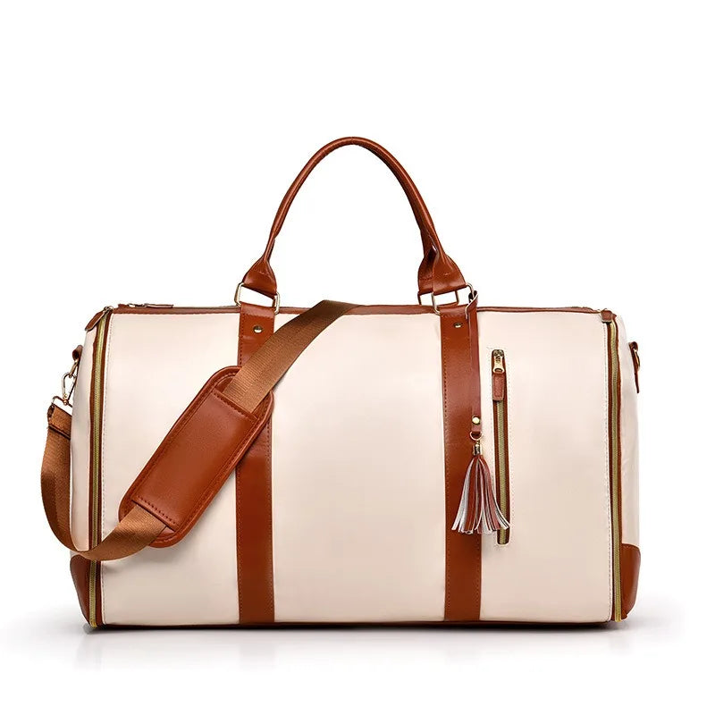 New Large Travel Foldable Handbag for Women - Multi-functional Suitcase, Overnight Packing Bag