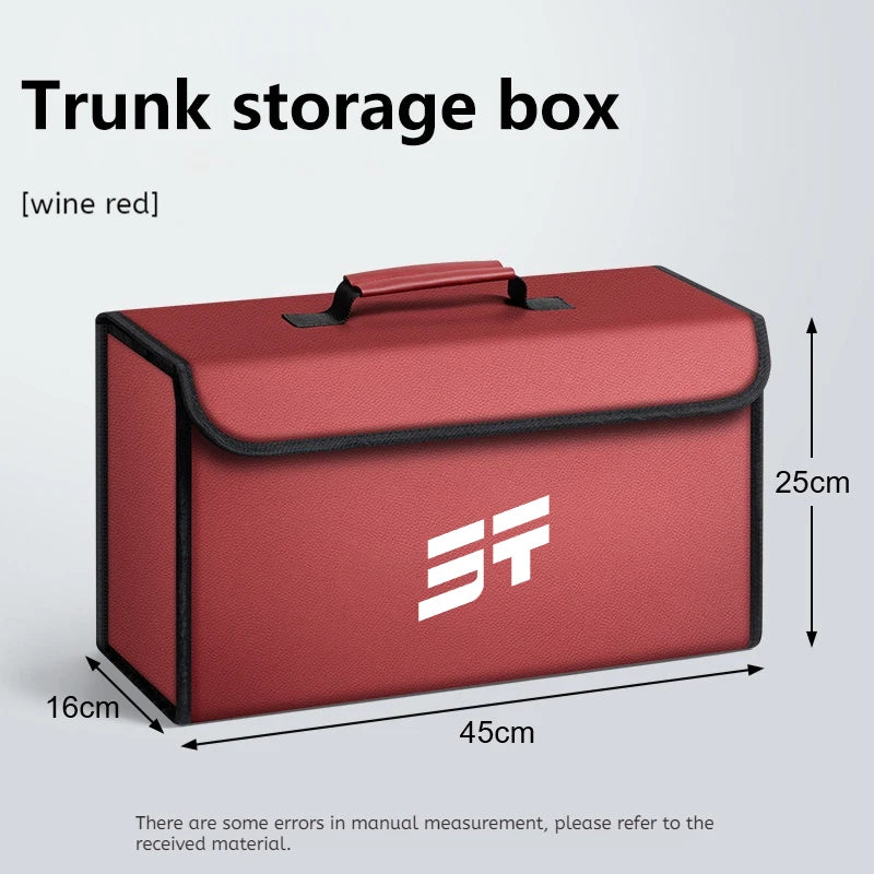 For Jetour ST T2 T3 X70 X70SM X95 DASHING 2025 2026 Car Trunk Storage Box Organizer Foldable Stowing Tidying Bag Car Accessories
