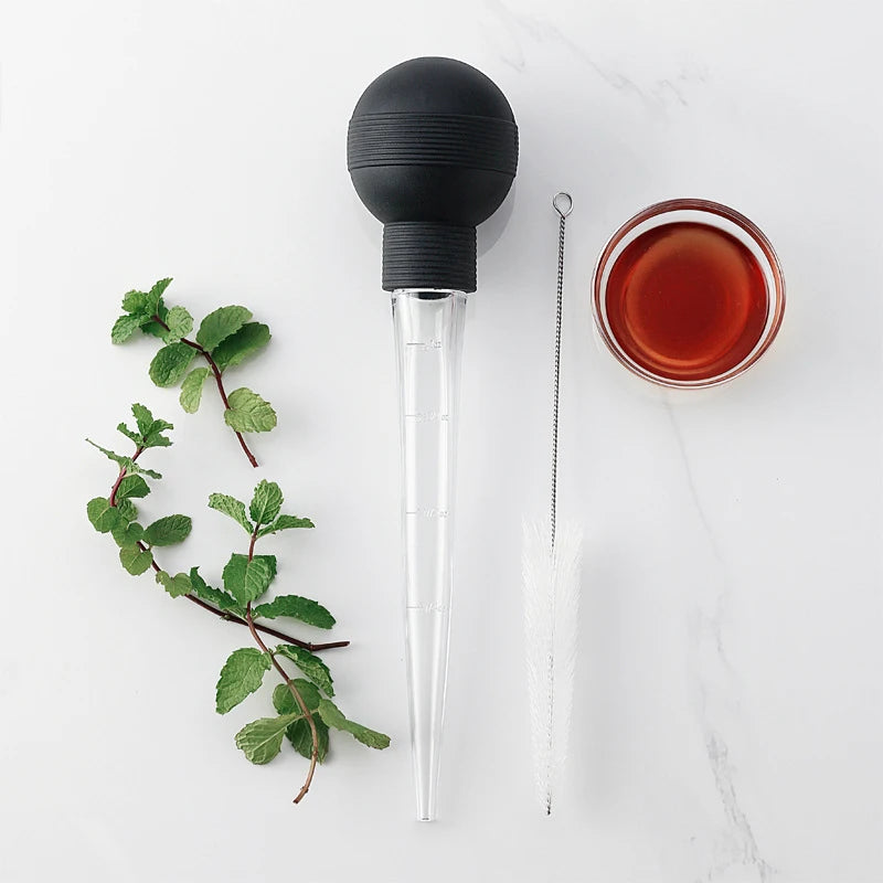 Cooking Kitchen Chicken Turkey Poultry BBQ Food Flavour Baster Syringe Tube Pump Cooking Turkey Meat BBQ Food Accessories