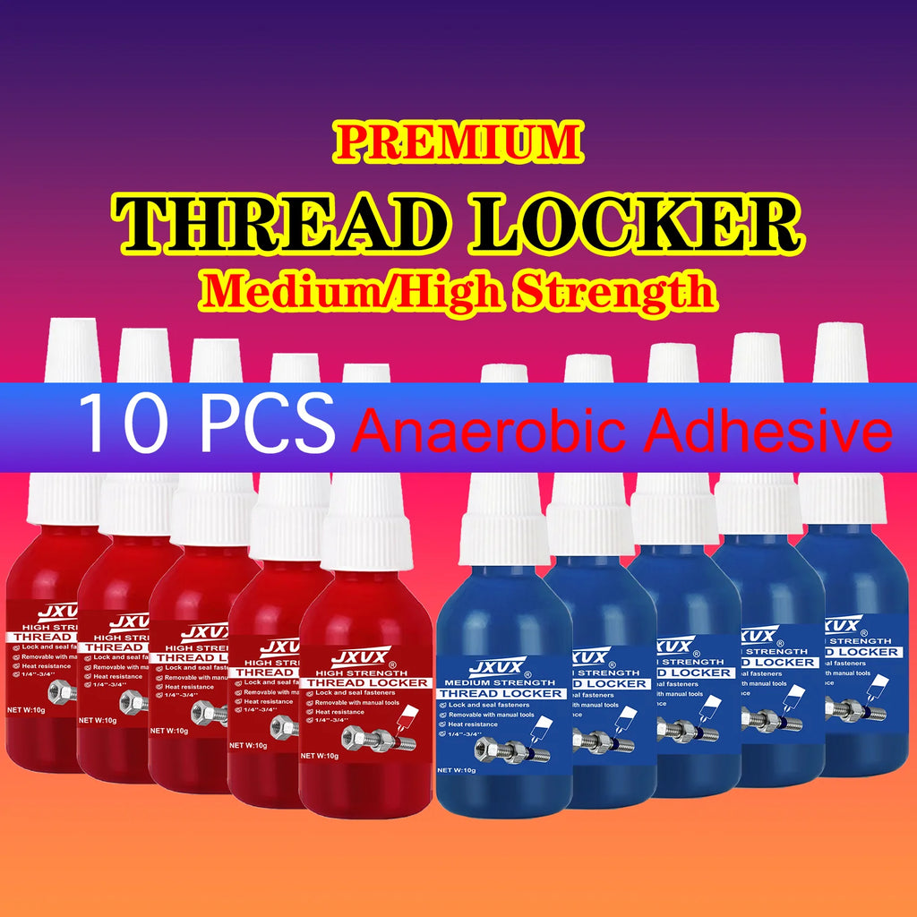 243-271 Super Threadlocker - Medium/High-Strength Anaerobic Adhesive - Anti-loosening, Fastening, Waterproof, and Rust-proof
