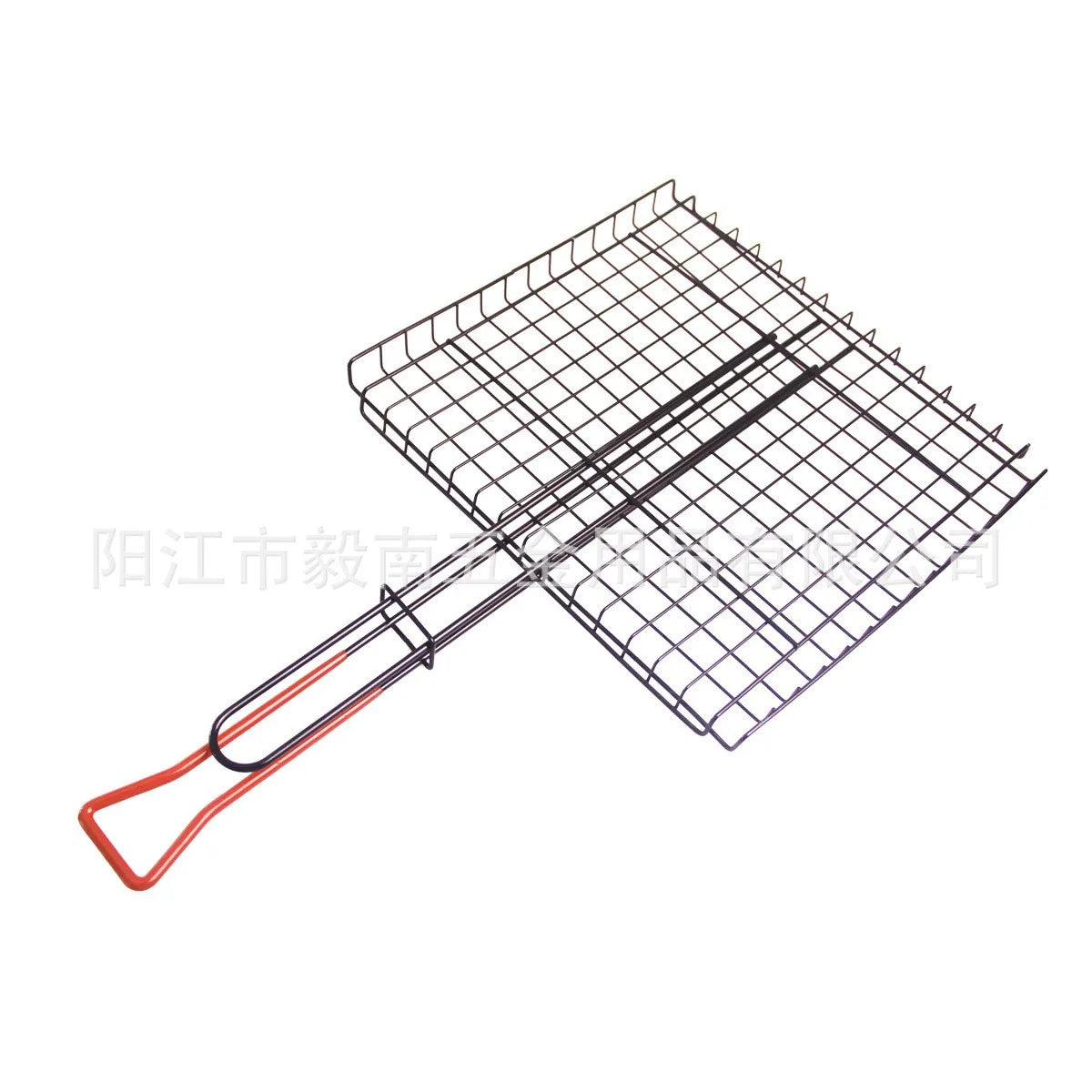 Barbecue Basket Stainless Steel Detachable Folding Square Grill For Roasting Fish Shrimp And Kabob Vegetables On The Stove