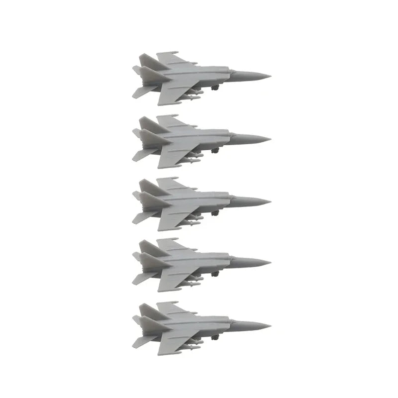 5PCS Russian Mig-25 Interceptor Plane Resin Assembly Model Reconnaissance Aircraft Length 9/31.8/55.6/63.6mm Toys DIY Aeroplane