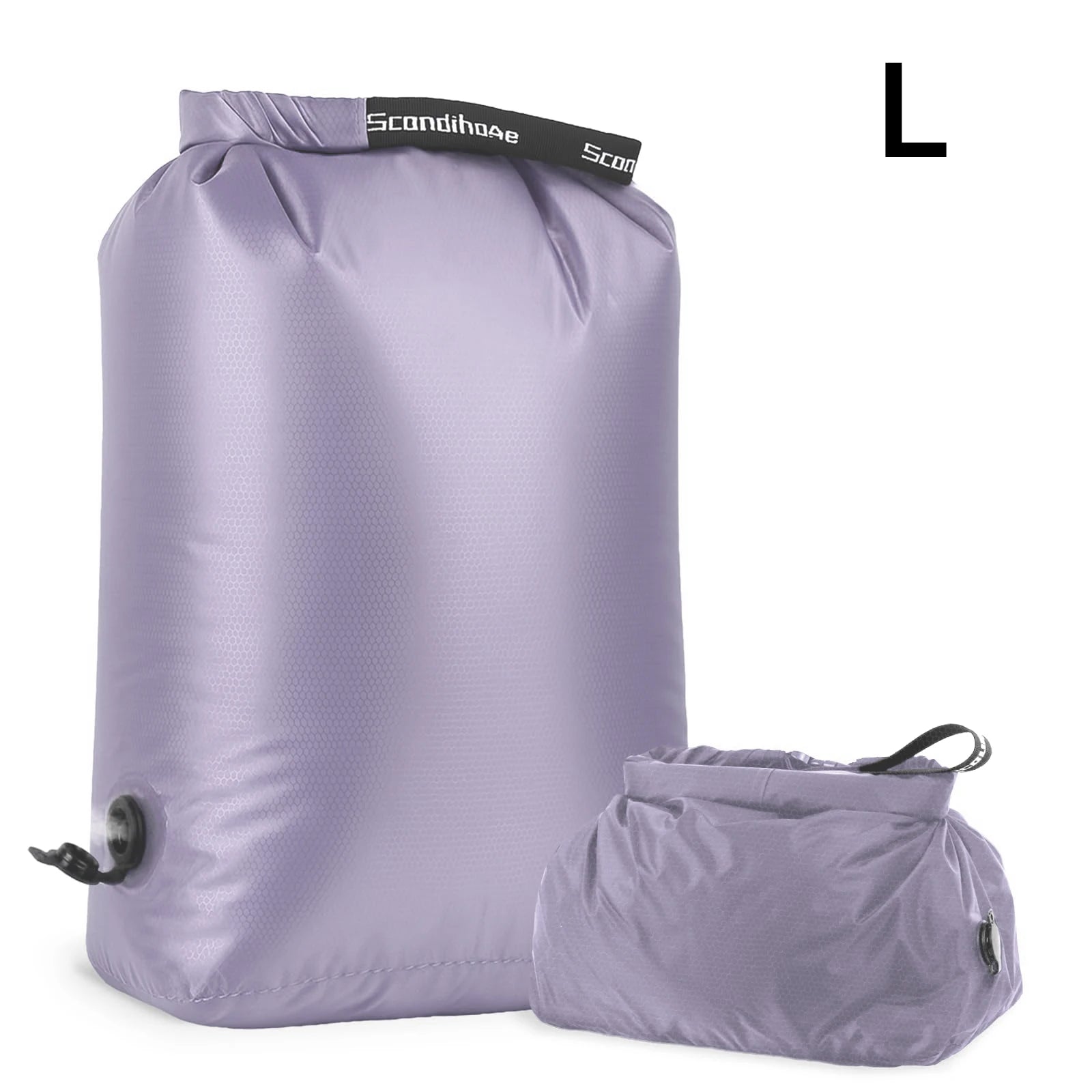 Travel Storage Bag Compression Sack Waterproof No Pump Vacuum Bag Clothes Organizer Space Saving Pouch for Backpacking Gym