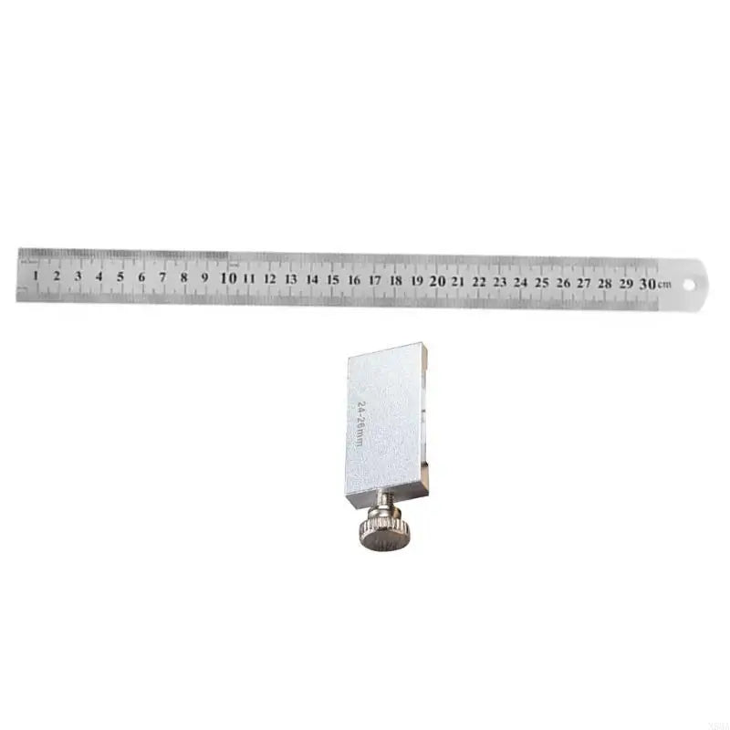 15/20/30/40cm Metal Measuring Marking Gauge with Slide Stop Carpentry Square Woodworking Tool Carpenter Scribing Ruler