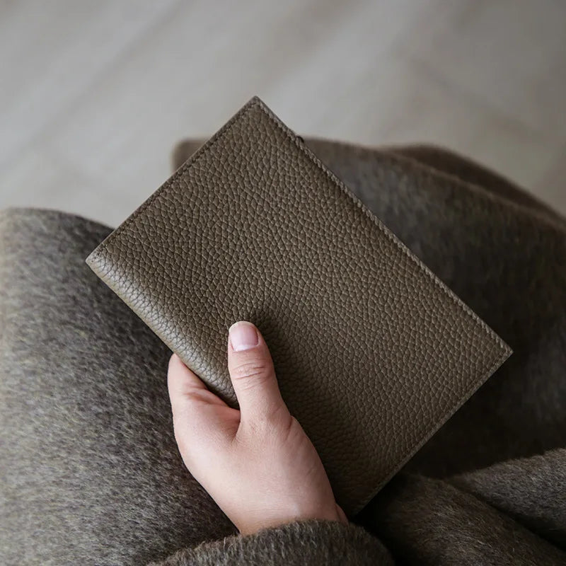 Leather Passport Holder Covers Case Waterproof Travel Credit Card Wallet Cute Passport Book for Women/Men Zipper Passport Cover