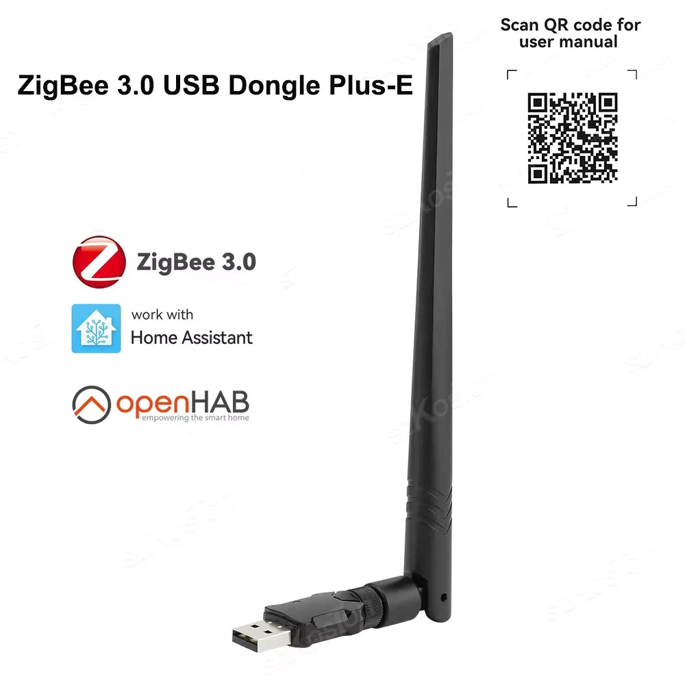 ZigBee 3.0 USB Dongle Plus-E Universal Zigbee Wireless USB Gateway Open Source Hub For Home Assistant OpenHAB Zigbee2MQTT ZHA