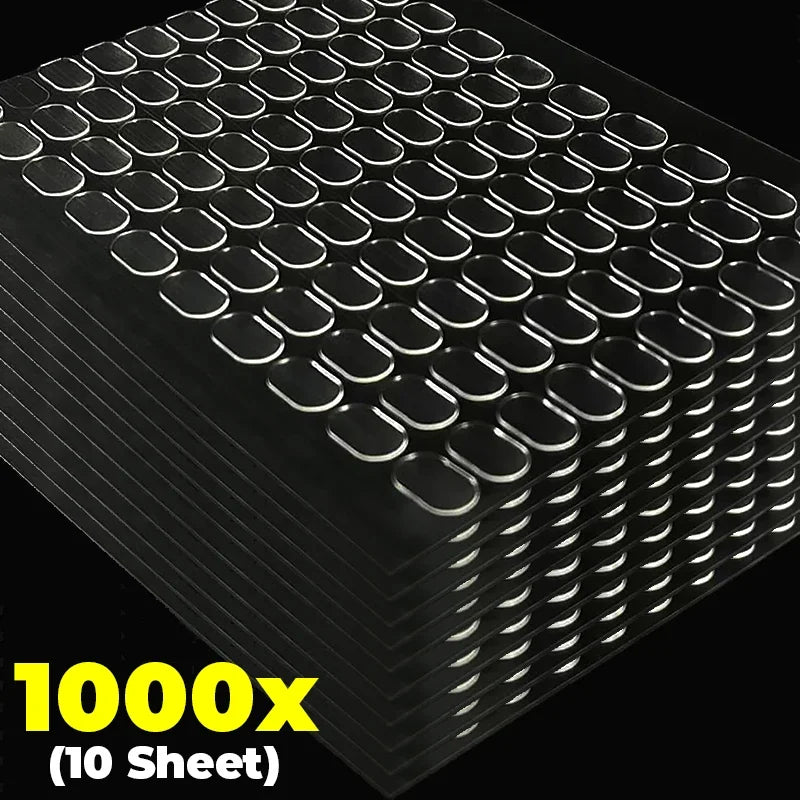 2000/100x Double-sided Self-Adhesive Dots Removable No Trace Sticky Patch Gel Glue Pads for Poster Dolls Fixed Sticker DIY Craft