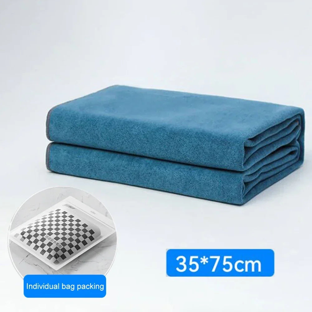 Chamois Leather Coral Fleece Cleaning Towel Soft Drying Cloth Shammy Cleaning Cloth Absorbent Car Body Washing Towels Clean Rags