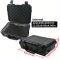 1 waterproof hard hand-held toolbox bag with pre cut sponge storage box, impact resistant unmanned driving chassis