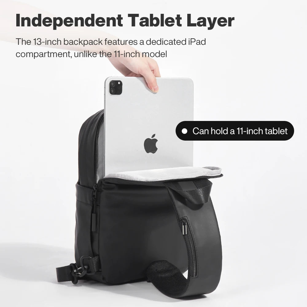 Mixi 11Inch Chest Bag Men One Shoulder Backpack Waterproof MultiFunctional Cycling Sports Travel Versatile Fashion M2122