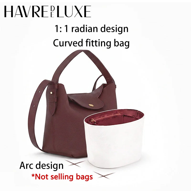 Bag Organizer Insert For Le Cadence Longchamp Waterproof Durable Fashion Bag Support Storage Inner Modification Bag Accessories