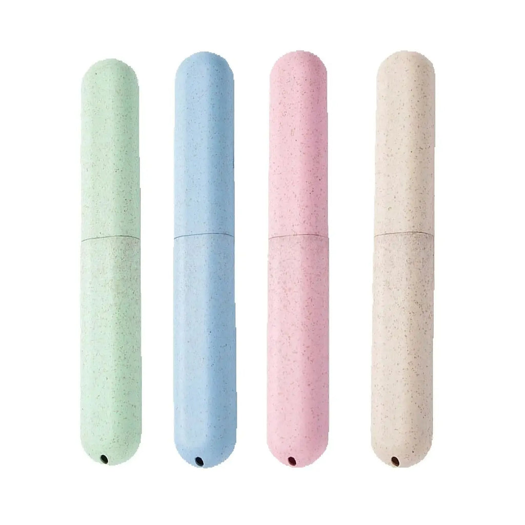 4 Pack Toothbrush Case Portable Travel Toothbrush Case Dust-Prof and Sanitary for Home, rave, Business, Camping, School oothbrus