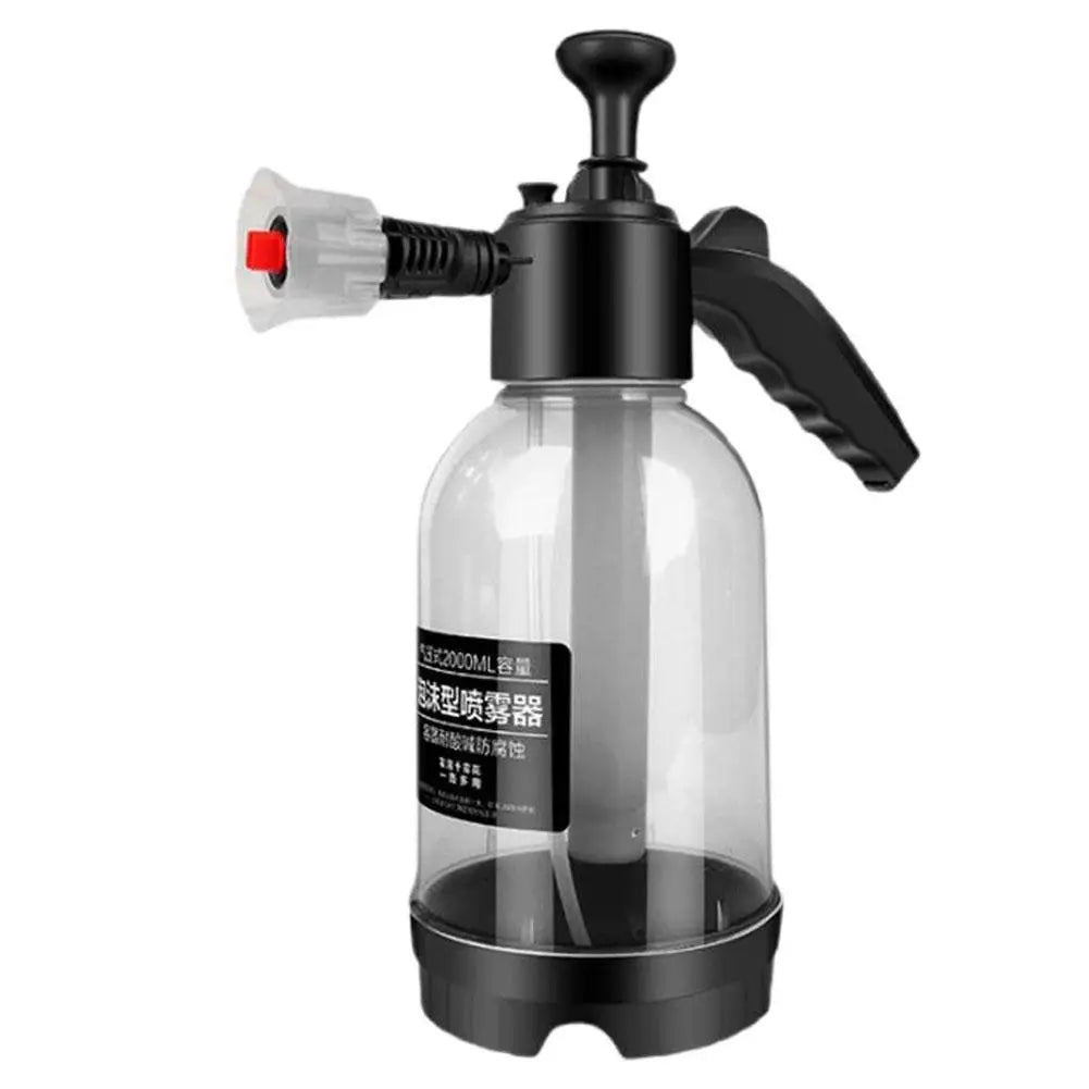 1pcs HandPump Foam Sprayer with 3 Types of Nozzle Hand Pneumatic Foam Cannon Snow Foam Car Wash Spray Bottle Car Window Cleaning