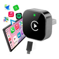 2-in-1 Wireless CarPlay Adapter Plug-and-Play for iPhone 10 and Android 11 above Auto Adapter with USB/USB-C Port Car Accessory