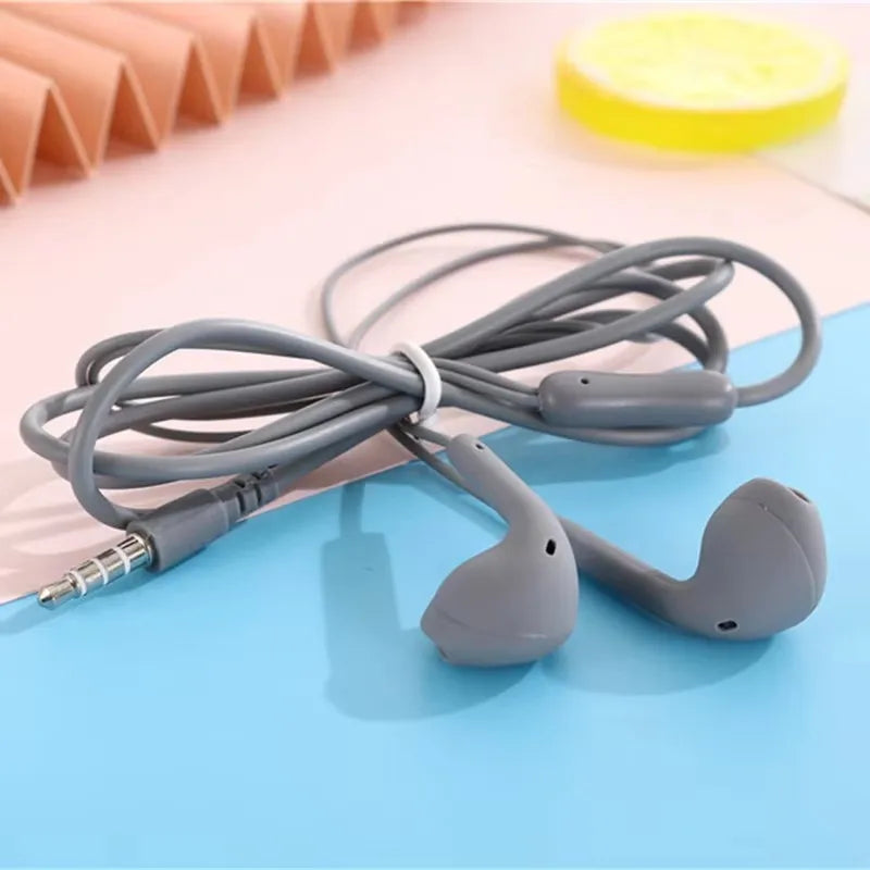 U19 Wired Earbuds 3.5mm Jack Earphones with Mic for iPhone Android Phone Tablet Mini Headphone Sport Headset