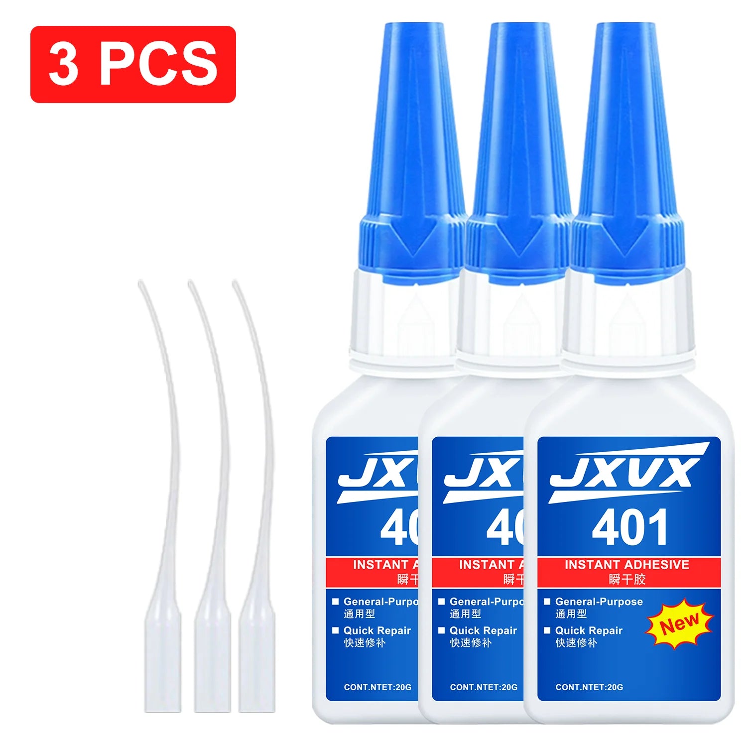 1/3/10 Pcs 401 Super Glue Instant Cyanoacrylate Quick Dry 502 Adhesive Leather Rubber Wood Metal Strong Bonding Liquid Glue Tool, Fast Fixing Transparent Adhesive