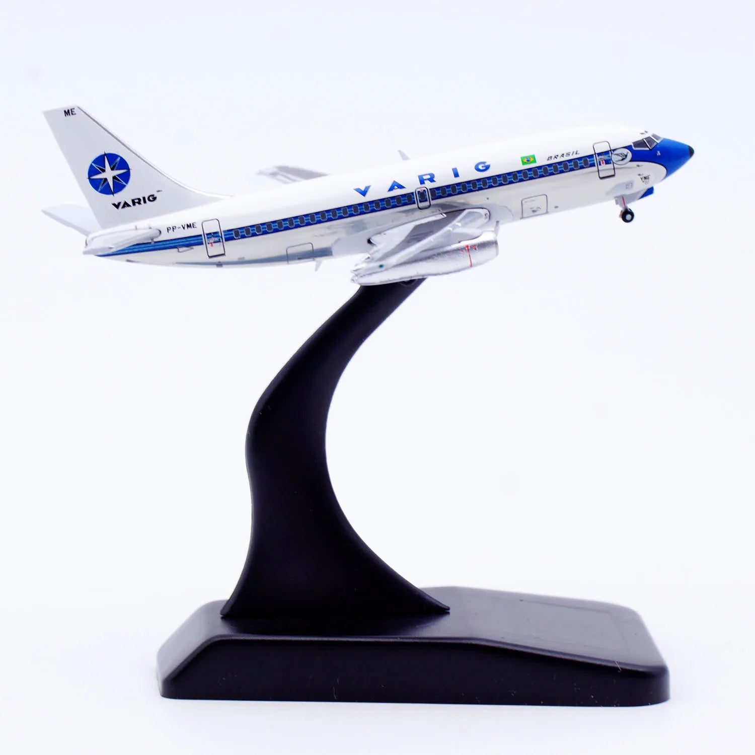 XX40253 Alloy Collectible Plane Gift JC Wings 1:400 Varig Boeing B737-200 [Polished] Diecast Aircraft Jet Model PP-VME