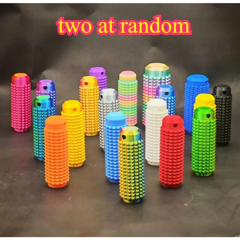 Bestseller Spiky Mini Hand Grip Stress Relief Toy Portable Squeeze Fidget Keychain Helper For Releasing Daily Pressure