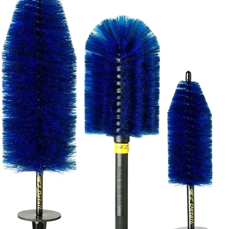 1/3Pcs Cars Motorcycle Engine Rim Wheel Arch Tire Hub Auto Care Universal Car Wash Brush Kit Soft Microfiber Detailing Cleaning