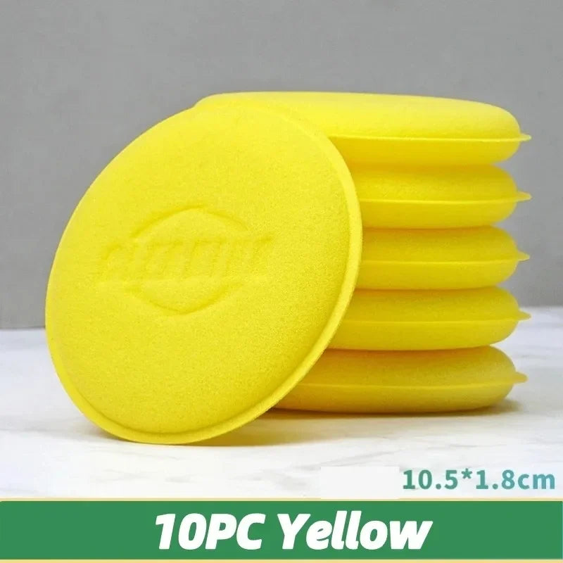 High Density Foam Applicator Pads for Car Waxing Polishing Premium Round Sponge for Auto Detailing Sealant Application