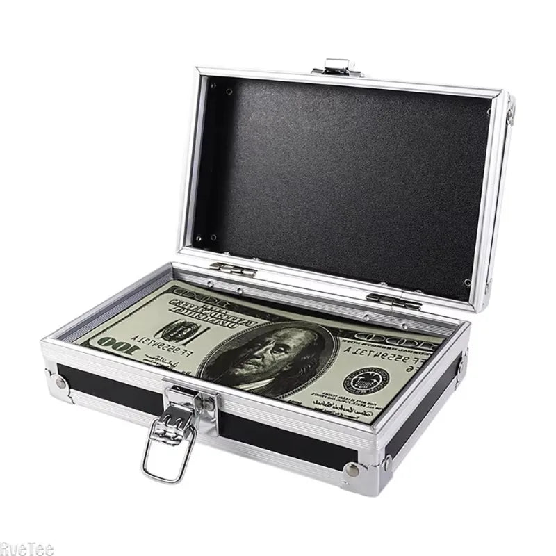 Portable Aluminum Tool Boxes Silver Metal Safety Equipment Cases Instrument Storage Case Cash Jewelry Organizers Rugged Toolbox