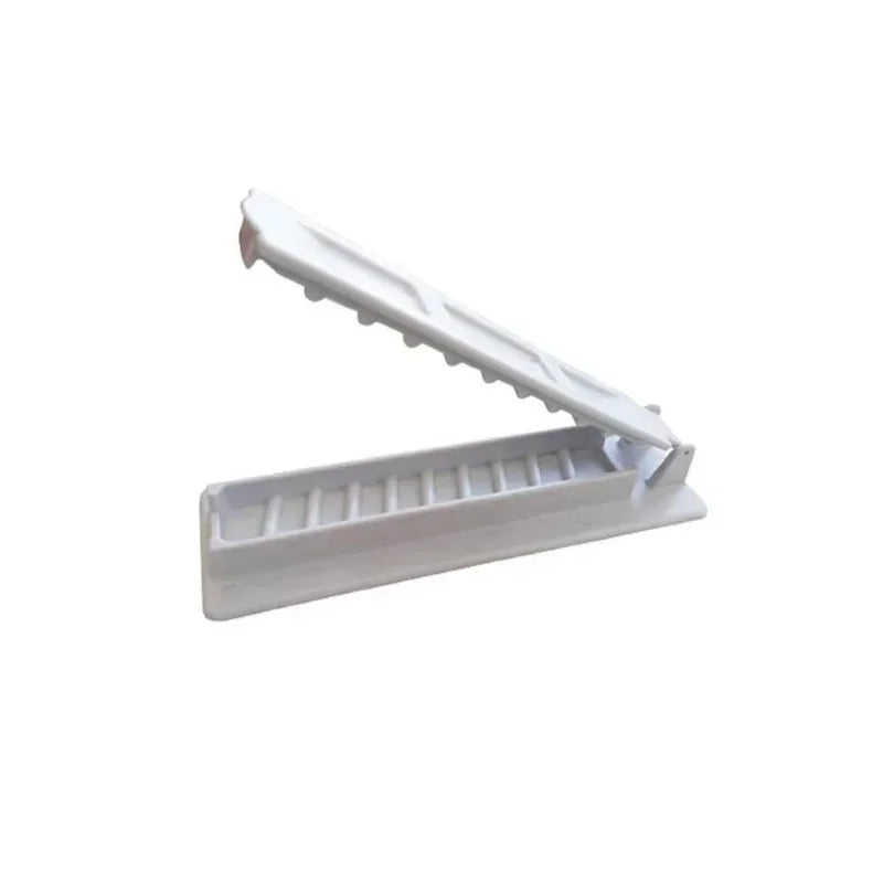 Single Row Kebab Maker Bbq Meat Skewer Machine Kebab Press Maker Reusable Plastic Bbq Skewer Maker Kebab Preparation BBQ Tool
