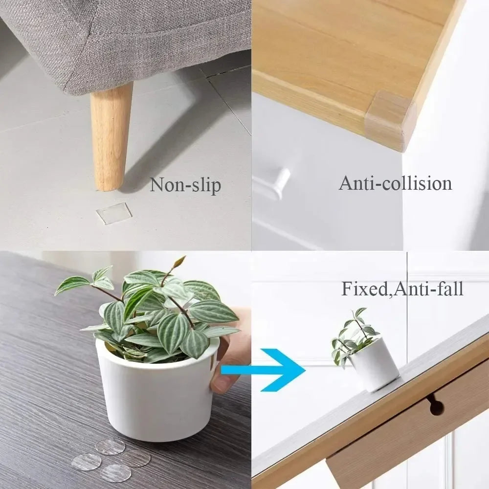 Acrylic Double-sided Adhesive Round Tape Strong Dot Sticker Transparent No Trace Waterproof Photo Wall Decorative Round Sticker