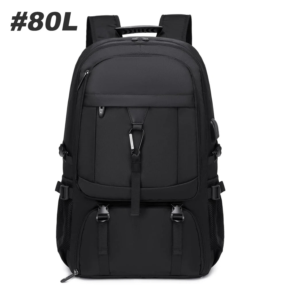 Large 50L/80L Travel Laptop Backpack - Airline Approved Carry-On Backpack with USB Charging Port,College Backpack for Men Women