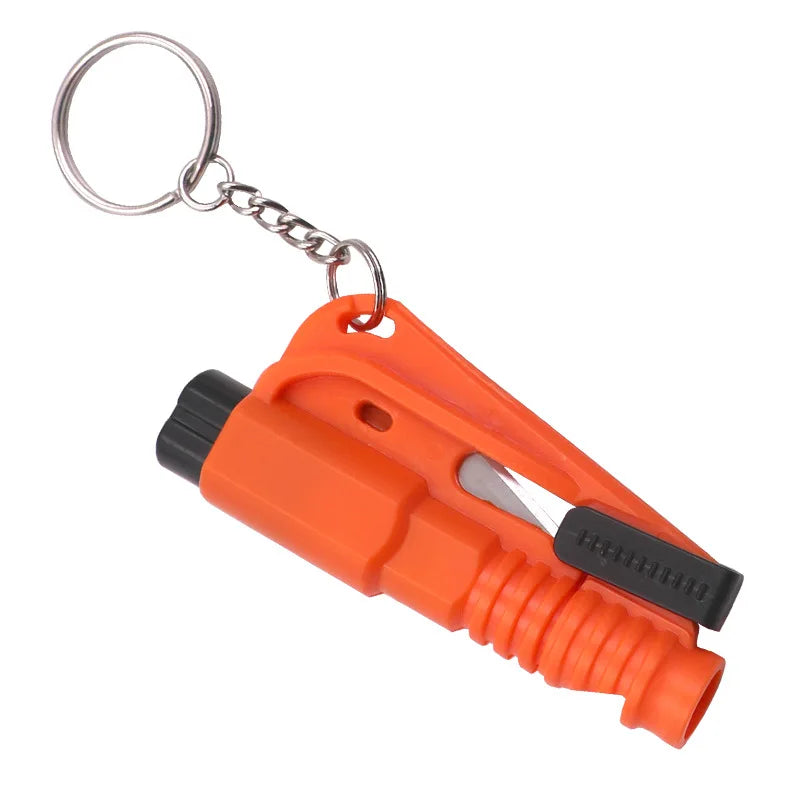 1pc Mini Safety Hammer Keychain Escape Car Life-saving Escape Hammer Window Broken Emergency Glass Breaker