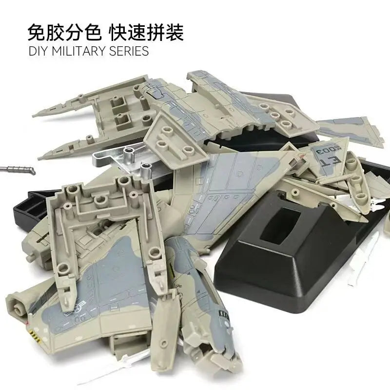 Diy Model Aircraft Kit Us F-15 Eagle Multi-Role Heavy Fighter Airplane Model 1/72 Abs Assembly Model Military Plane Model Gifts