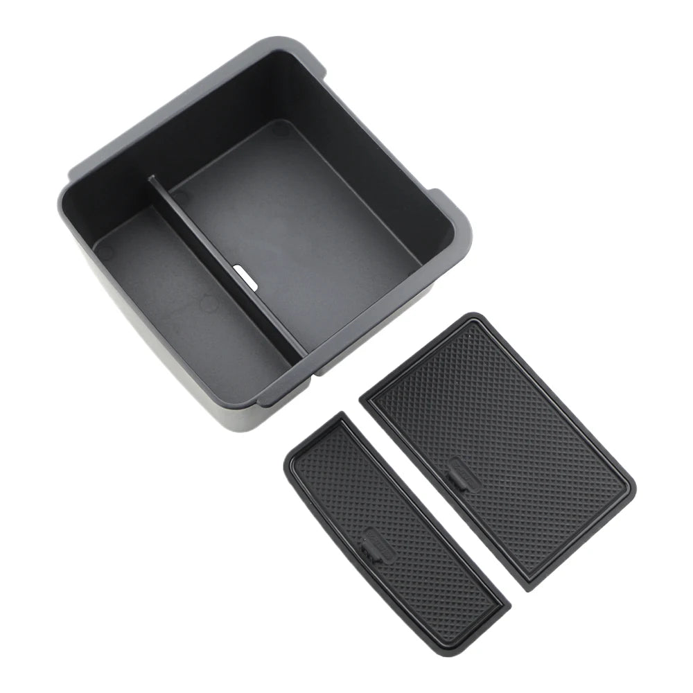 For Mitsubishi Outlander 2023 2024 2025 Armrest Storage Box Center Console Tray Plate Organizer Container Interior Accessories