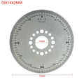 DIY Diameter 70/100mm Dial Scale Identification Dial Degree Graduated Circle Disk Protractor For Machine Measurement Tools
