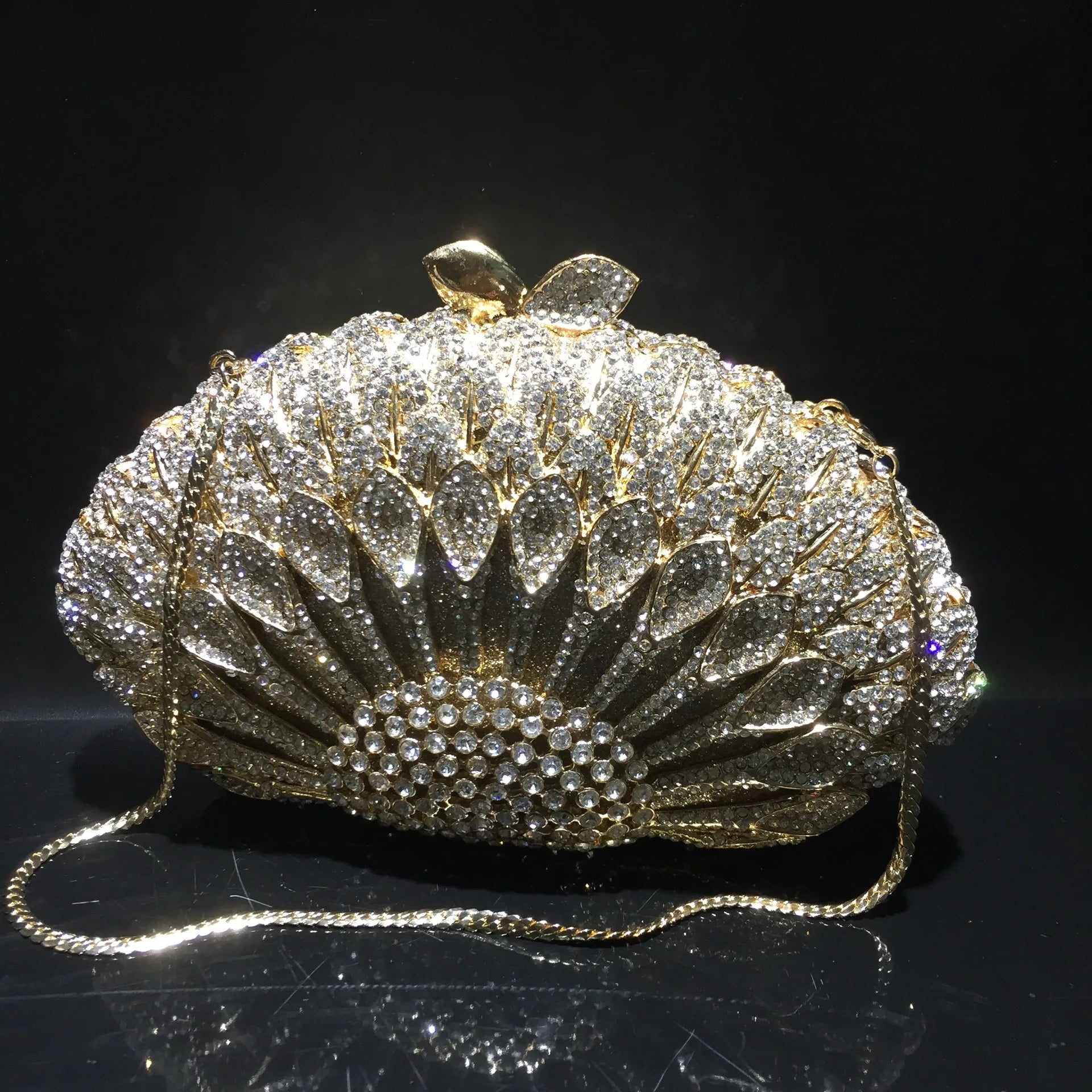 Woman Crystals Dinner Party Evening Clutch Bags Gems Handbag Diamond Evening Bag Wedding Bridal Purse Gala Banquet Purses