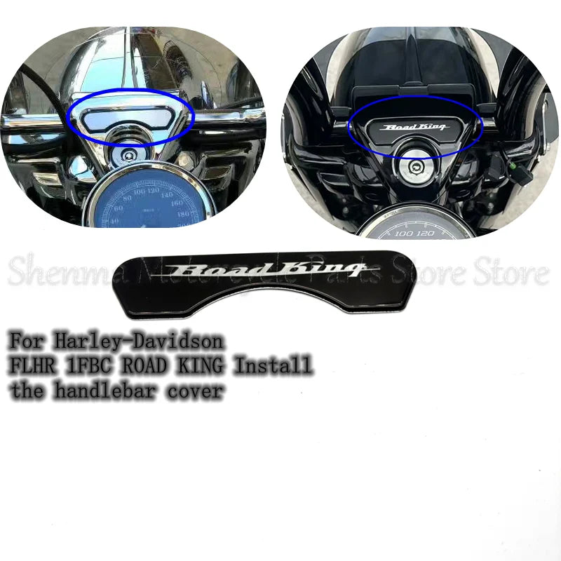 For Harley-Davidson FLHR 1FBC  ROAD  KING   Install the handlebar cover