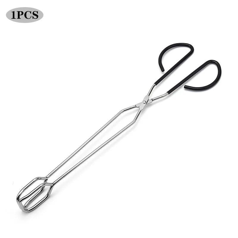 Barbecue Scissor Tongs Grilled Food Tong BBQ Tools Long Handle Scissor BBQ Bread Roast Clip Kitchen Baking Tongs BBQ Accessories