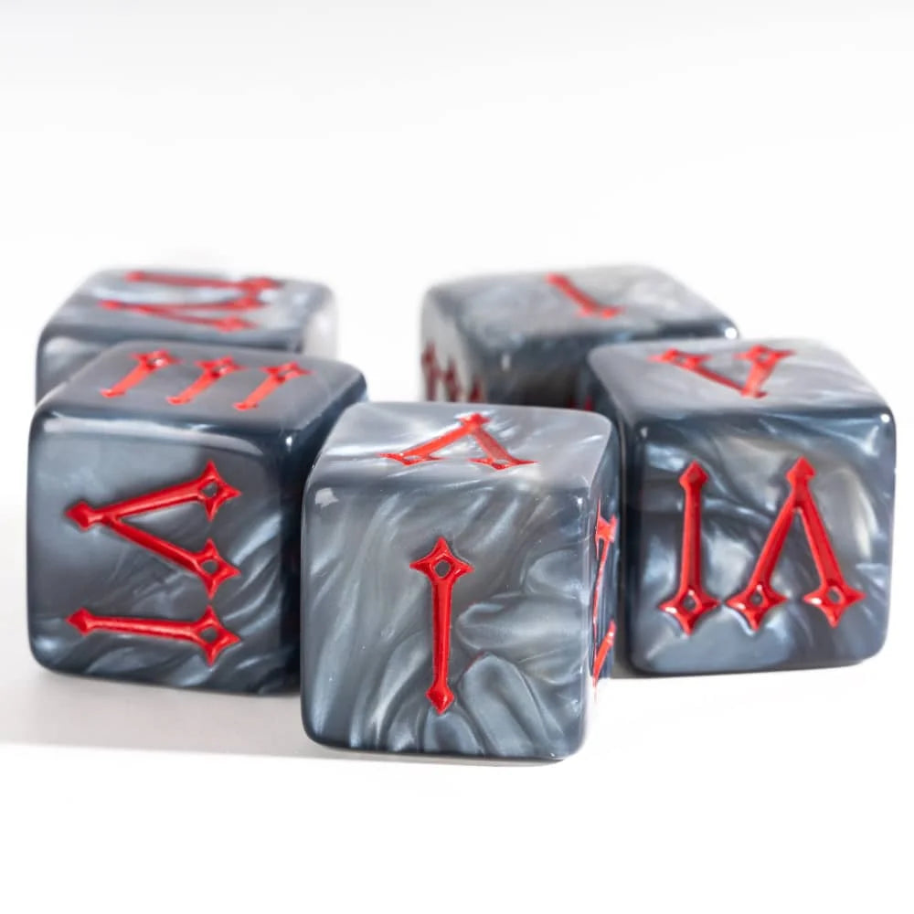 7Pcs Shield D6 Game Dices 6 Sides D6 Cubes New Design 16mm Standard Polyhedral Dice Set for Tabletop Role Playing Board Games