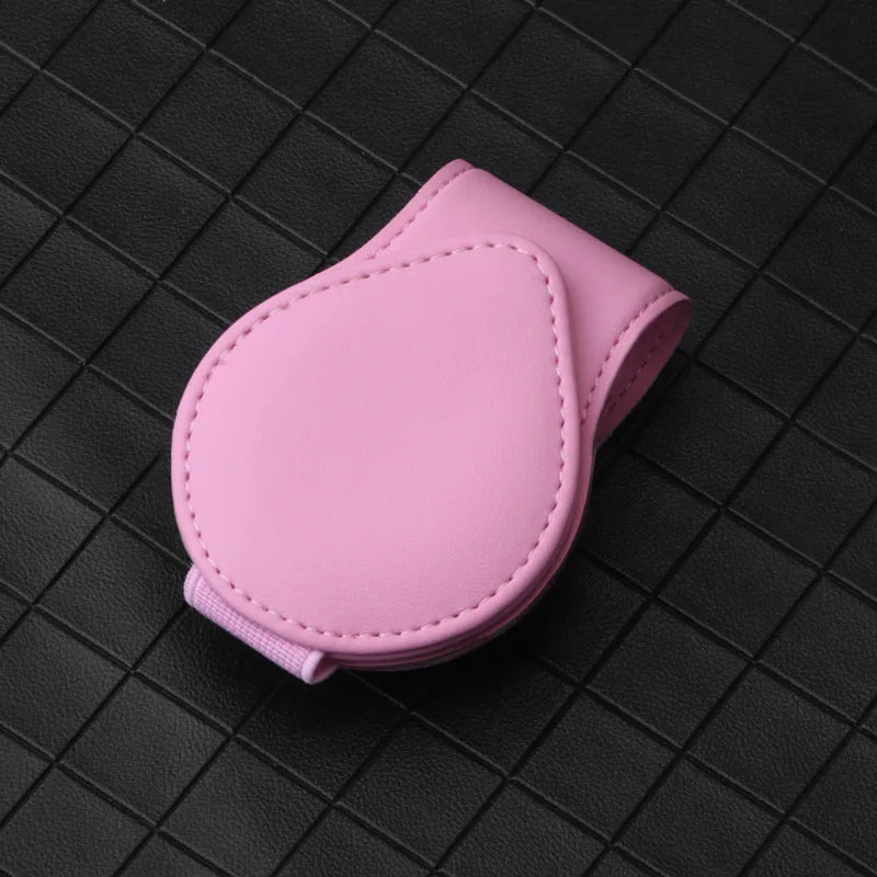 Leather Sunglasses Clip Sun Visor Car Interior Card Ticket Fastener Portable Sunglasses Holder Clips Auto Interior Accessories