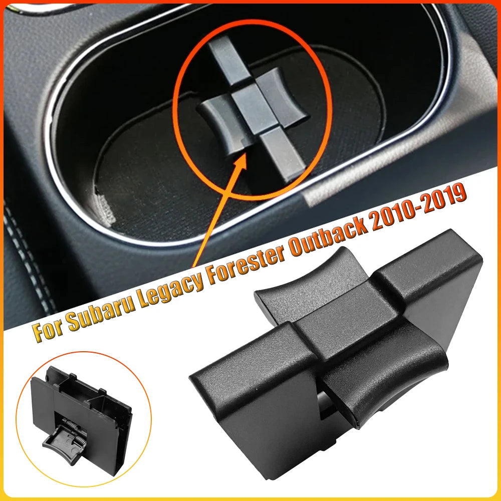 For Subaru Legacy Forester Outback 2010 2011 2012 2014 2018 Center Console Cup Holder Insert Divider Adjustable Car Accessories