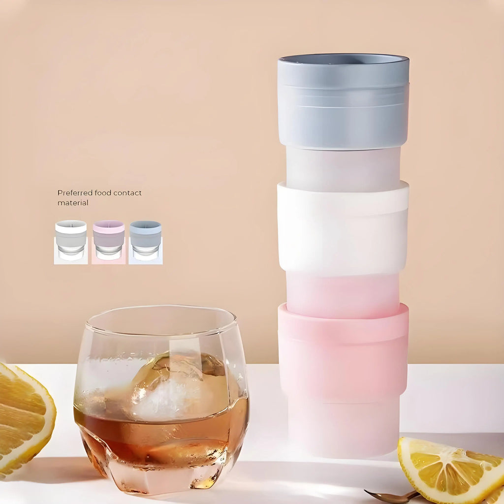 Silicone Ice Maker Food Grade Sphere Ice DIY Ice Ball For Cocktail Whiskey Drink Suitable For Party Bar Home Kitchen Supplies