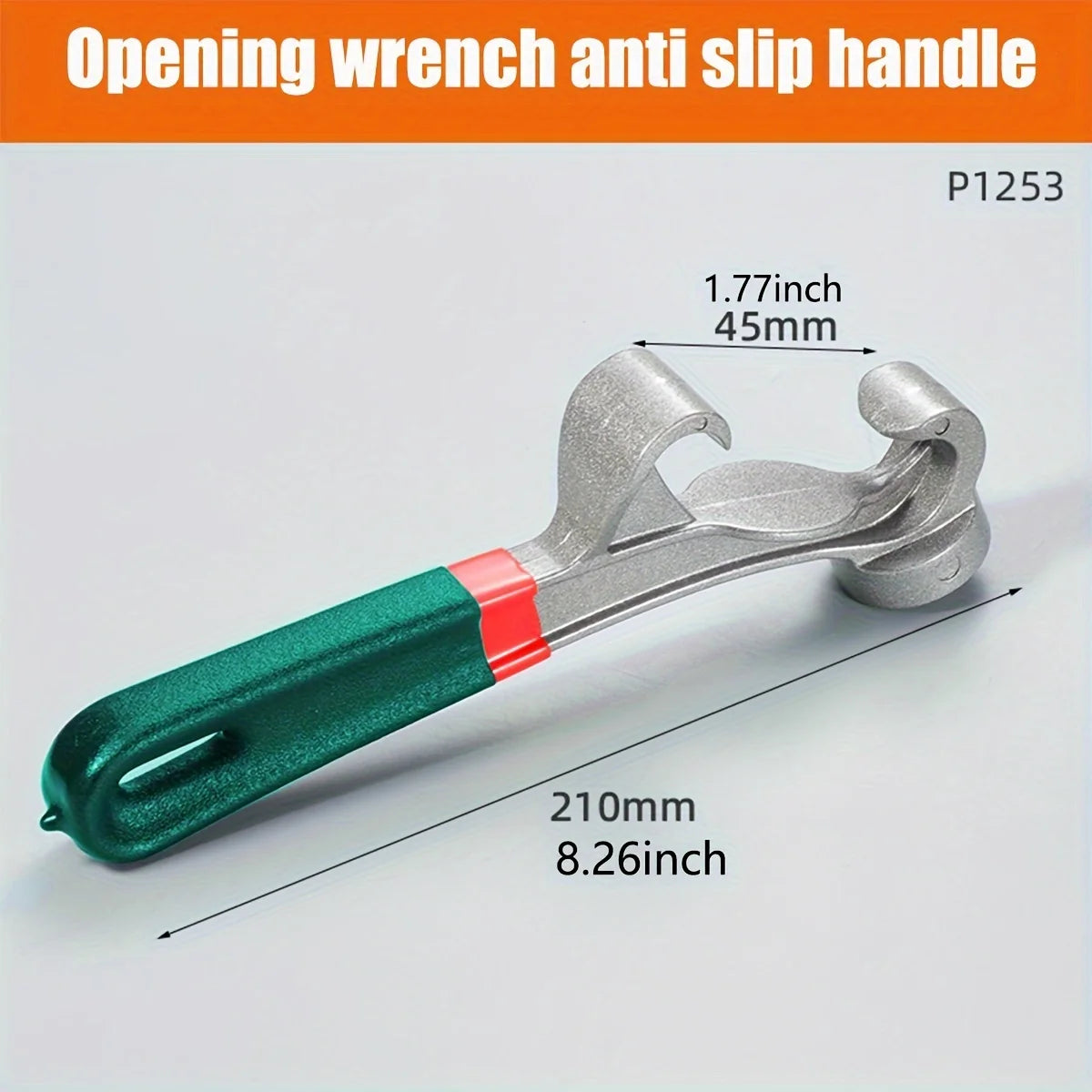 1pc Multi Functional Paint Bucket Lid Wrench Bucket Opener Industrial Grade Labor-Saving Metal Waterproof Plastic Bucket Opener