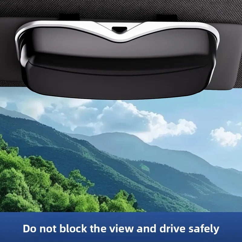 Prevent Shaking Car Glasses Box Portable Car Sun Glasses Holder In The Car Driving Glasses Holder Auto Eyeglass Case Sun Visor