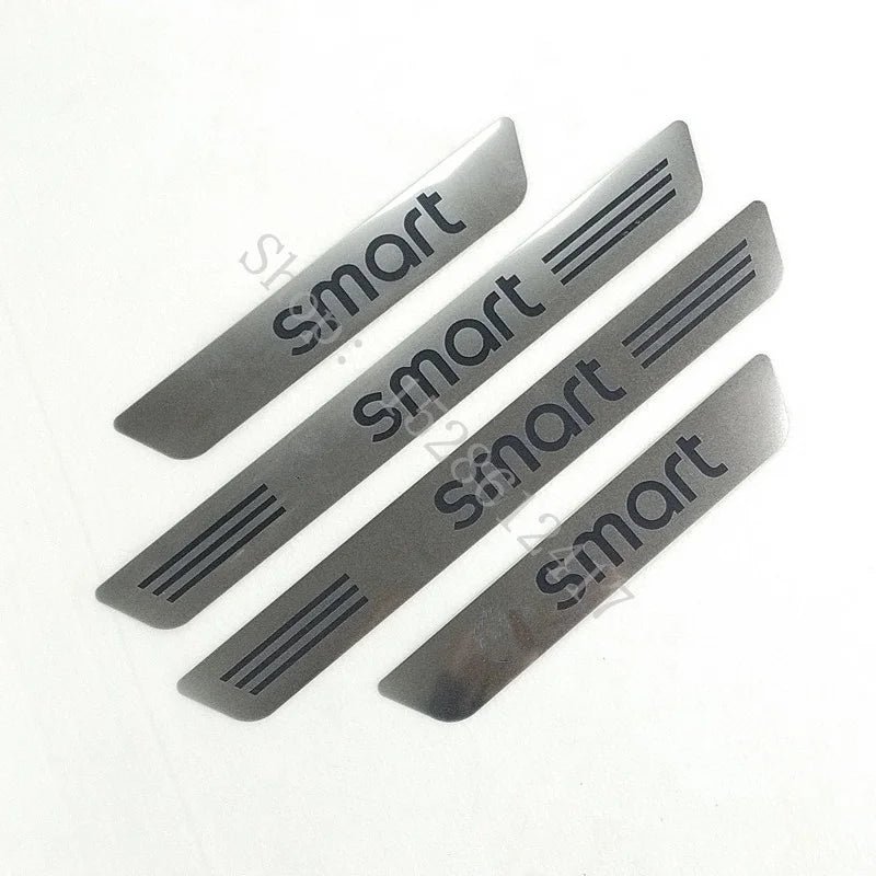 For Smart Fortwo Forfour 453 451 450 car Accessories Styling Door Sill Scuff Plate/Door Sill Door Sill Scuff Plate