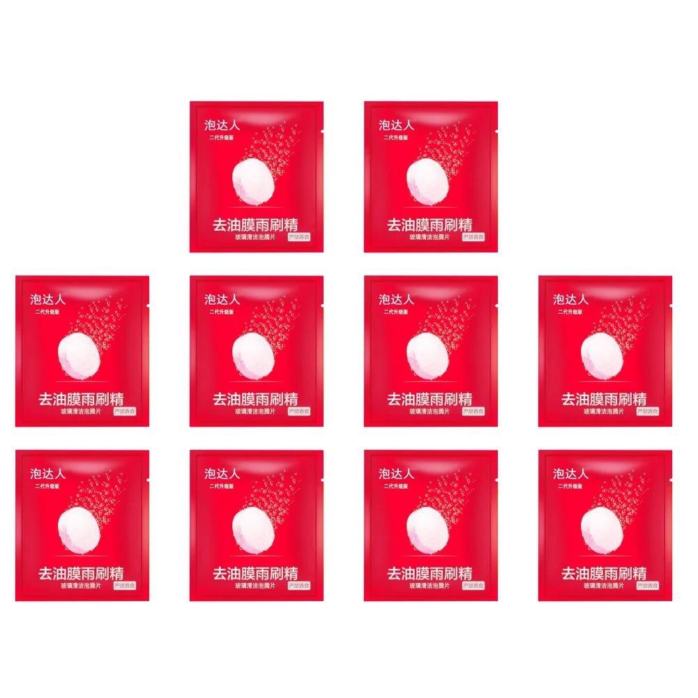 20-1PCS Car Solid Cleaner Windscreen Cleaner Effervescent Tablet Auto Wiper Glass Solid Cleaning Concentrated Tablets